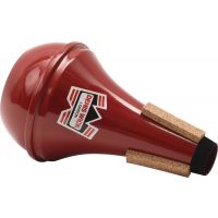 Denis Wick Sourdine trompette droite aluminium rouge - Vue 3